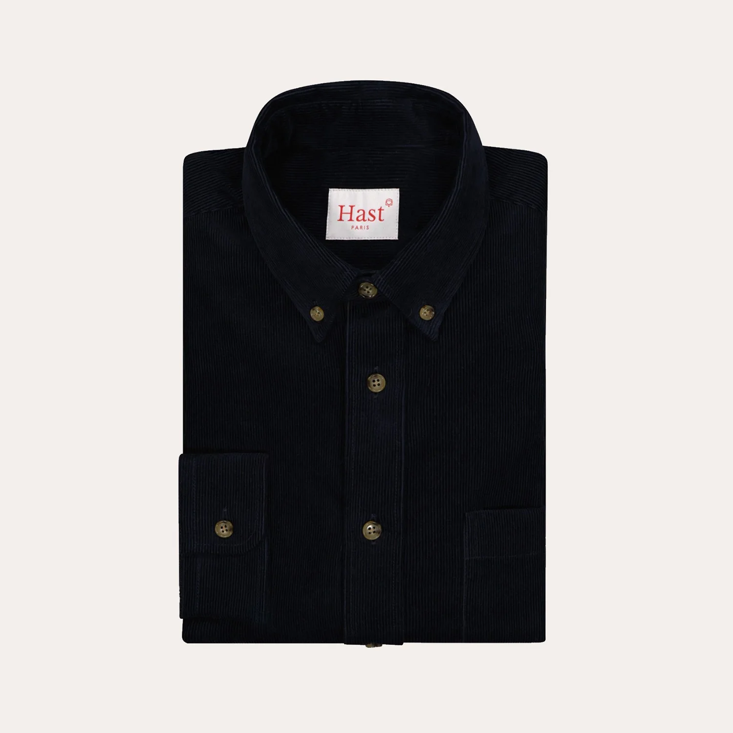 Dark Navy Velvet Shirt
