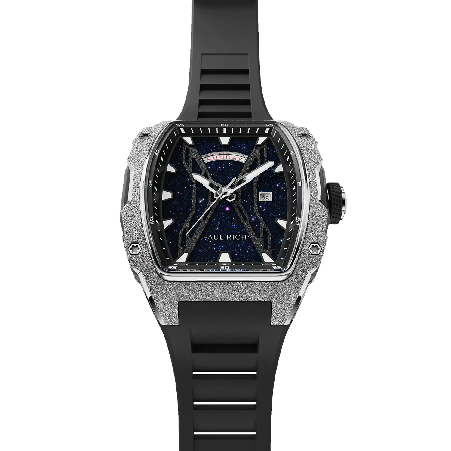 Paul Rich Astro Daydate Galaxy Silver PR20089