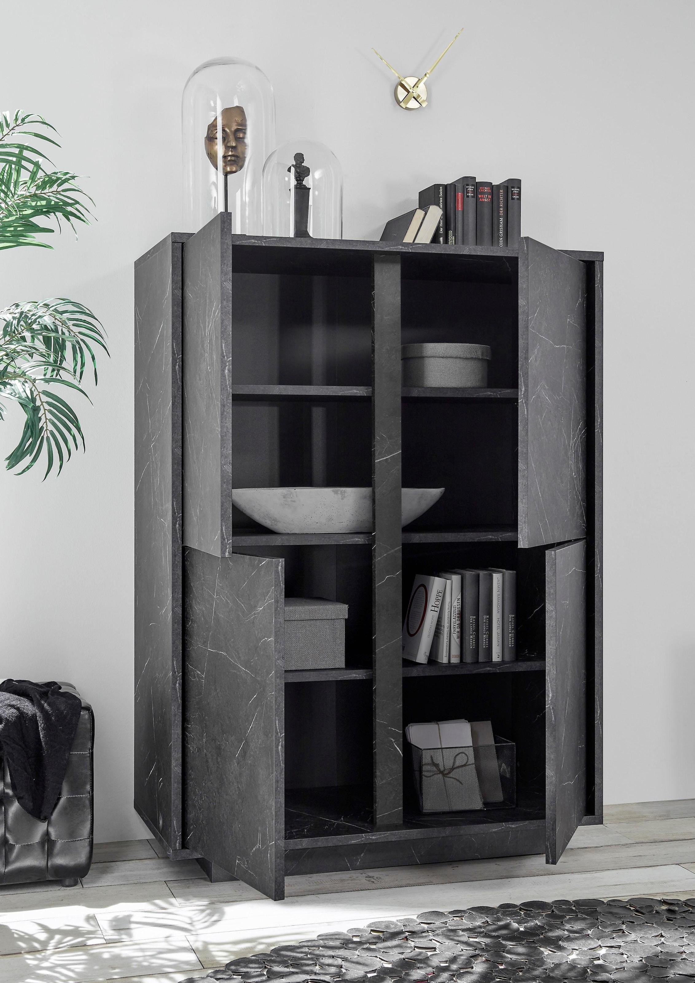 INOSIGN Highboard »Carrara« grifflos