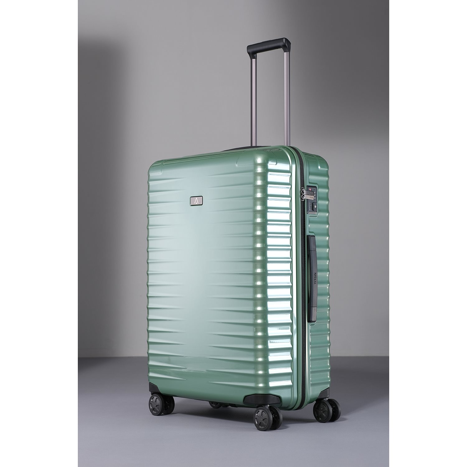 TITAN Litron 4 Wheel Trolley L grape green
