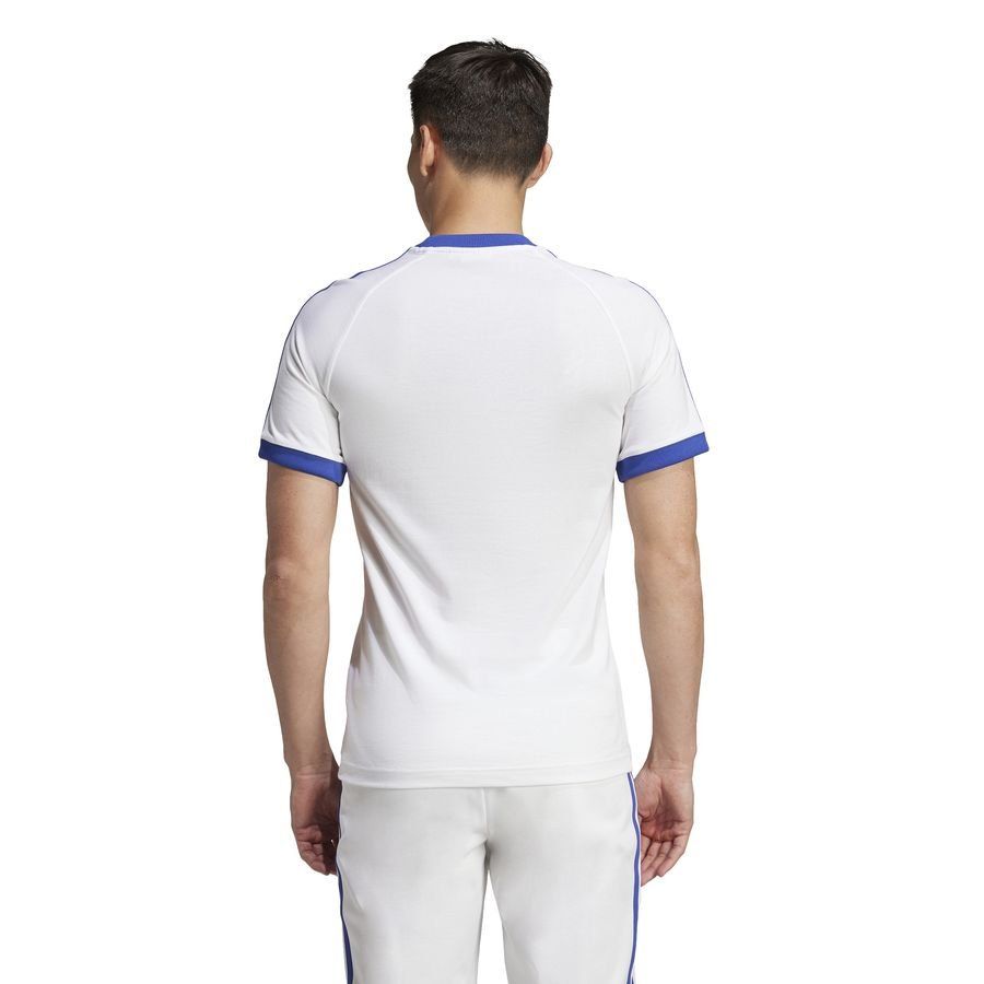 adidas T-Shirt 3-Stripes Jude Bellingham - Blanc/Bleu