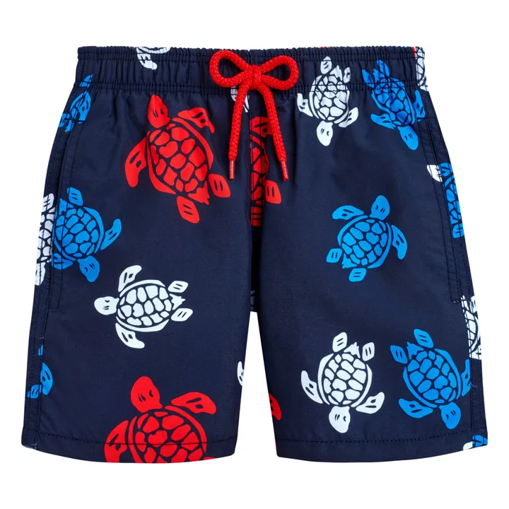 Vilebrequin Short de Bain Jim Tortue | Bleu marine