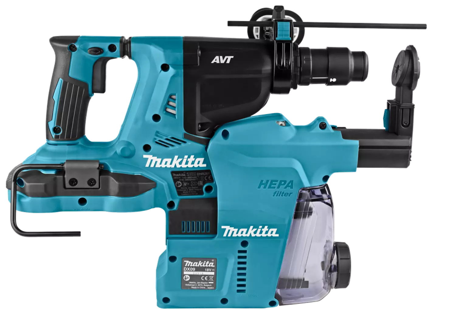 Makita DHR281ZWJ 36V (2x18V) Li-Ion Accu SDS-Plus Combihamer body in Mbox - 2,9J