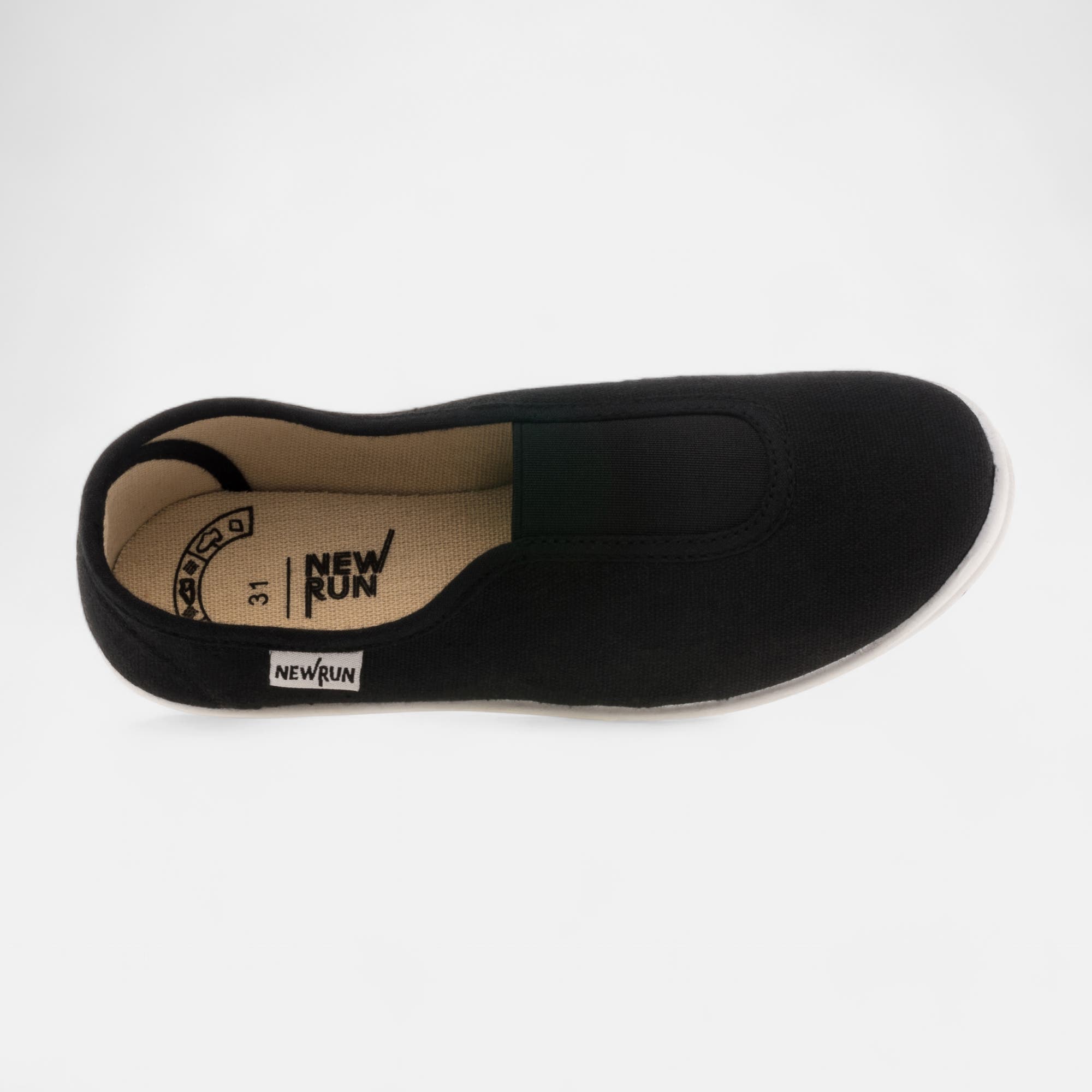 Baskets en toile Fille noir
