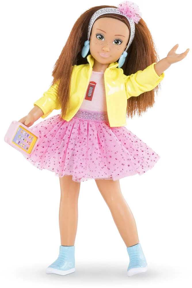 COROLLE GIRLS - POUPEE MANNEQUIN - COFFRET ZOE FASHION WEEK LONDRES  - 28 CM