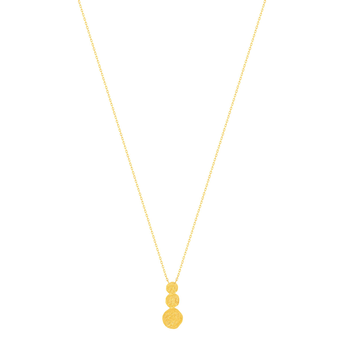 Collier plaqué or 45 cm