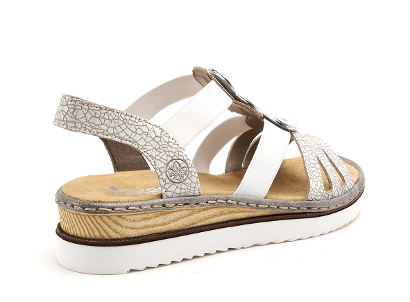 Rieker nu pieds plats femme 679l4 beige