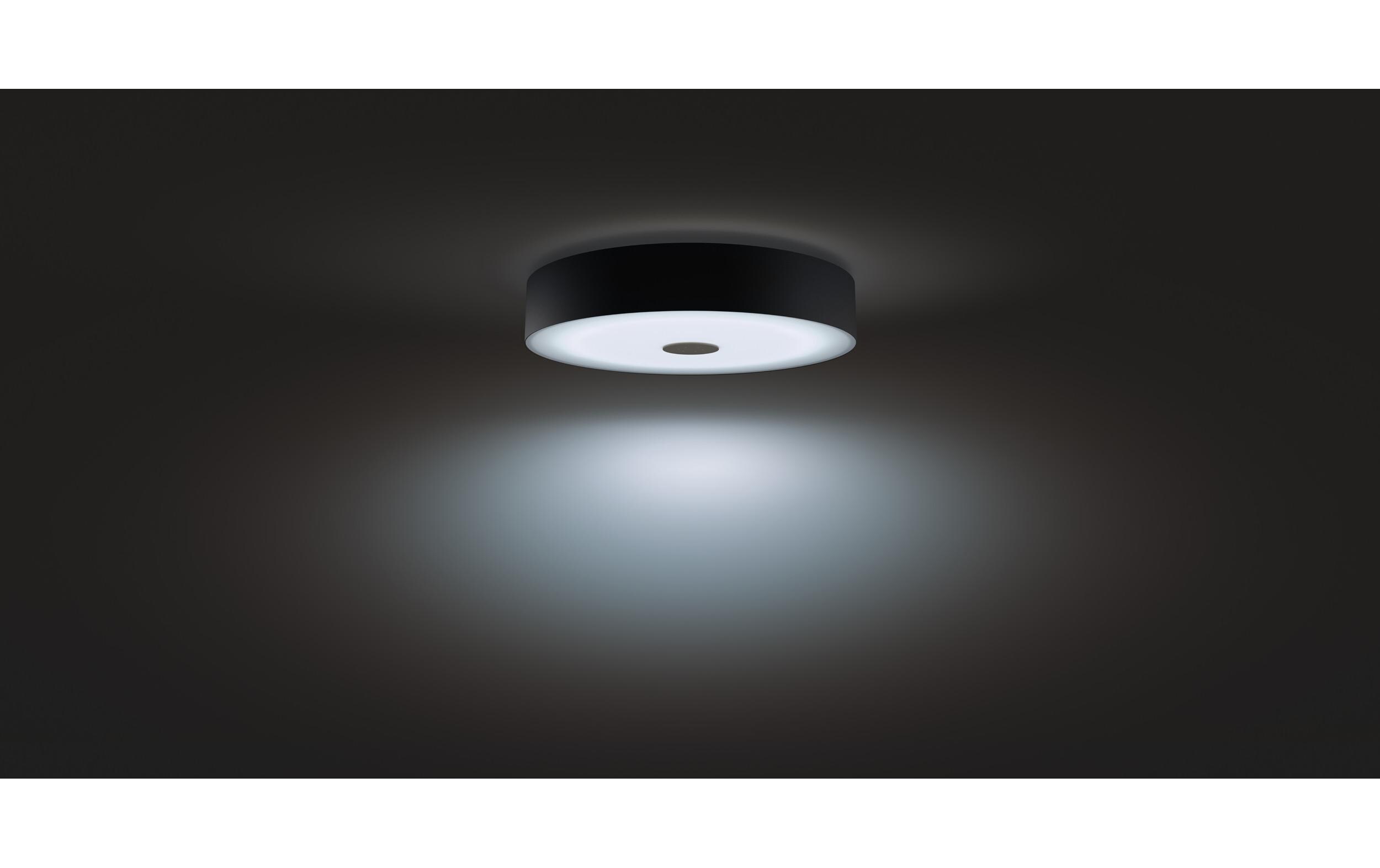 White Amb. Fair Deckenleuchte schwarz 2750 lm + Dimmschalter<br>LED Deckenlampe
