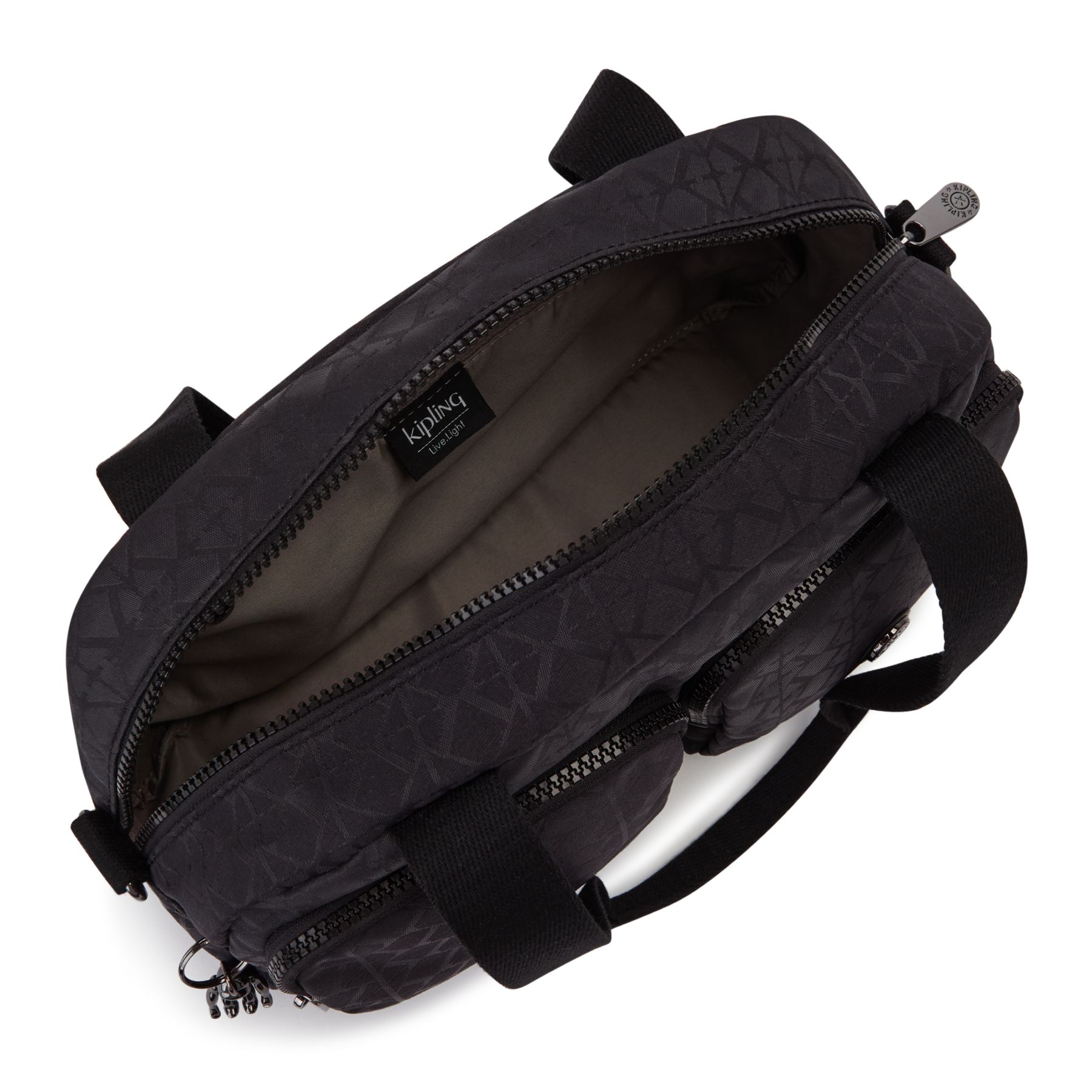 COOL DEFEA Sac Épaule Taille Moyenne avec Sangle Détachable - Signature Black QVC