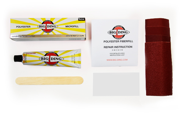 Big Ding Polyester UV Cure Tube - Microballons