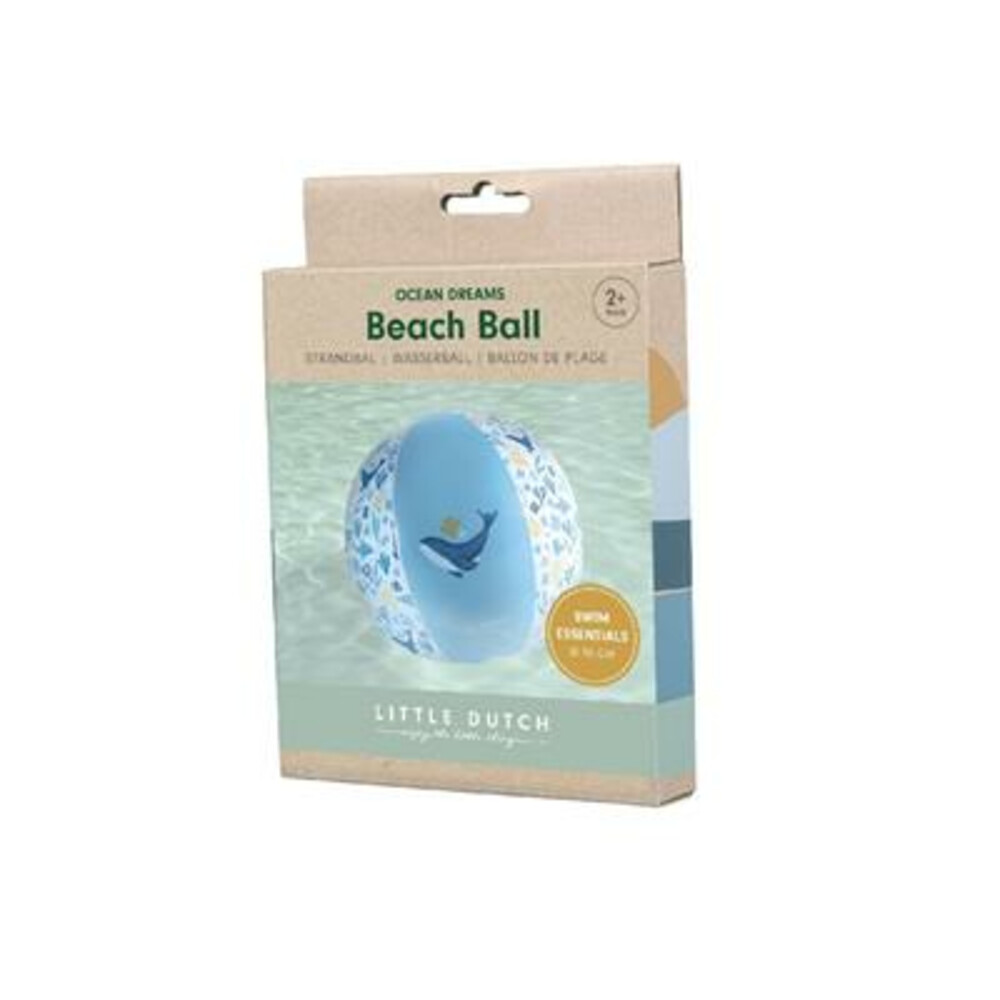 Little Dutch Strandbal Blauw 35 cm Ocean Dreams