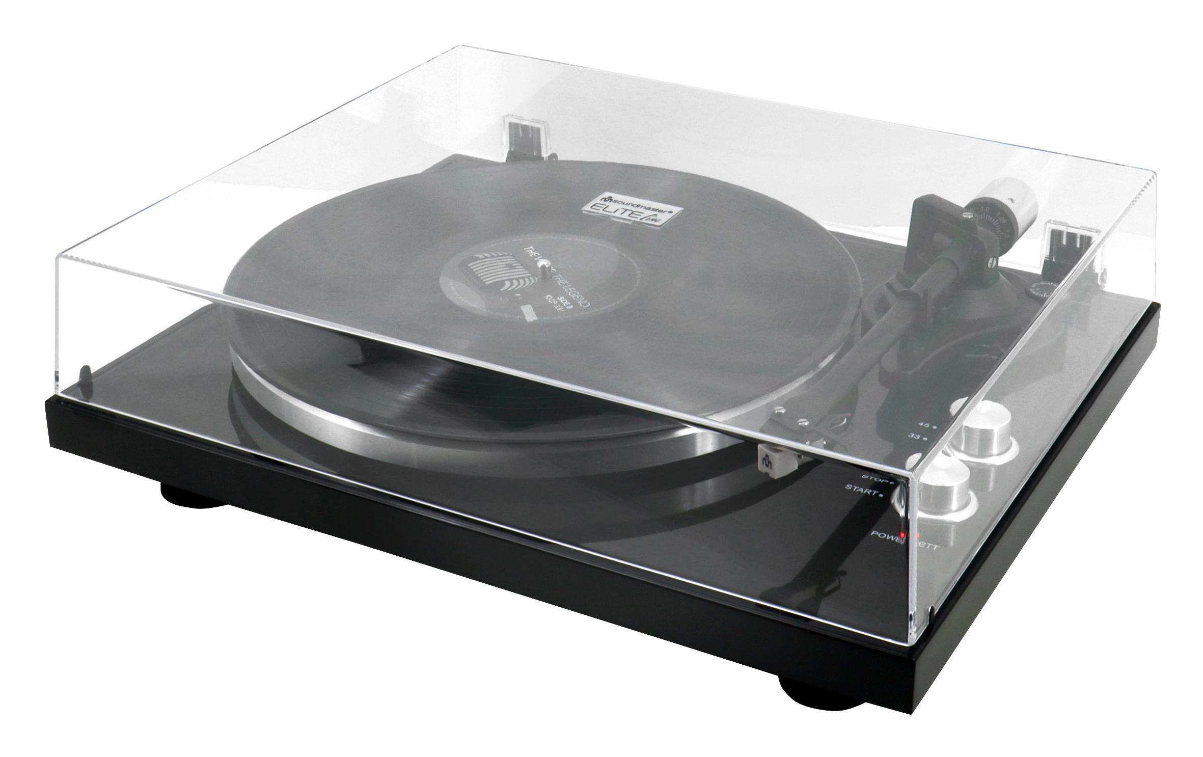 Plattenspieler mit Bluetooth PL790SW Schwarz<br>Plattenspieler mit Magnettonabnehmersystem und Bluetooth-Sendefunktion