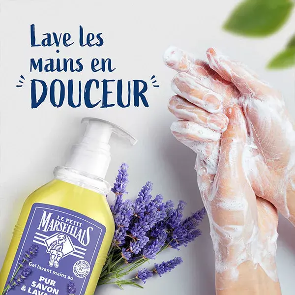 Le Petit Marseillais Sabonete Puro e Gel Lavanda Mãos 300ml