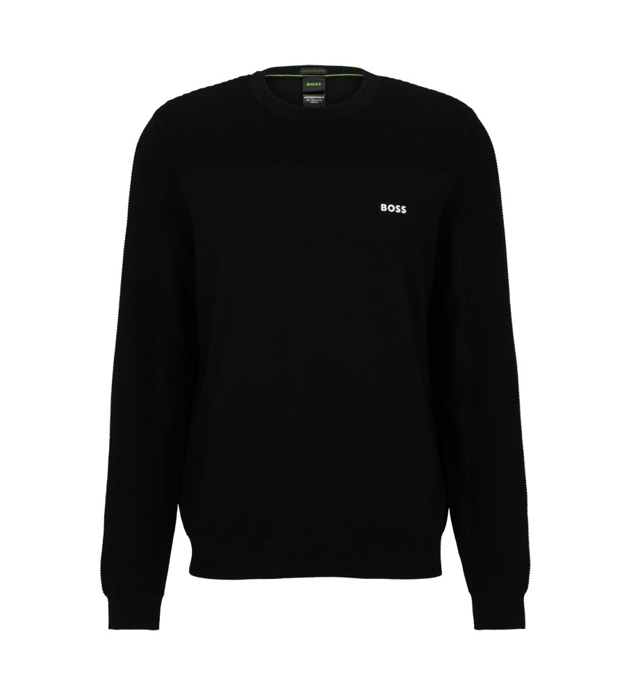 Camisa BOSS Momentum Dry Flex preta