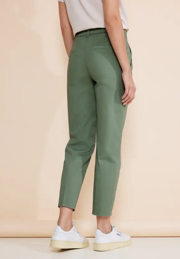 Casual Fit Chinohose - dry salvia green
