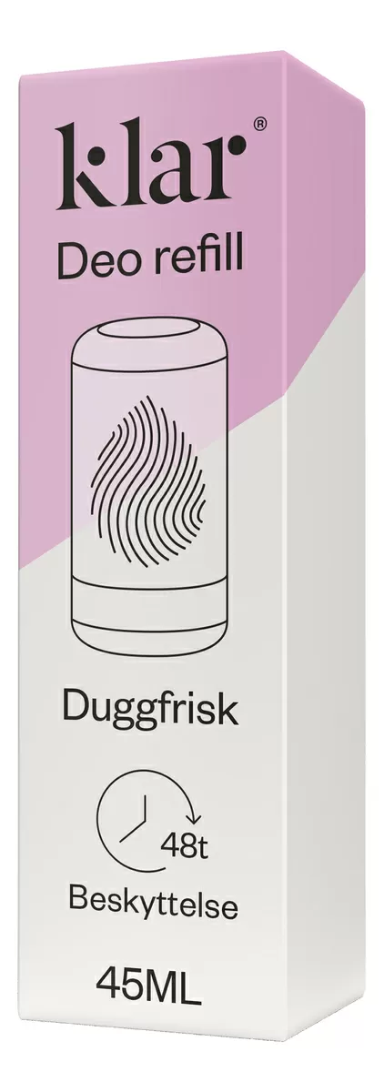 KLAR Deo Refill Dugfrisk - 45 ml.