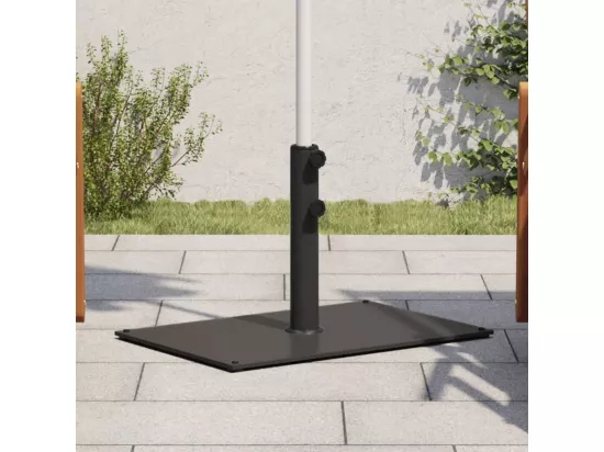 Base de parasol pour mats ?32/38/48 mm 15 kg rectangulaire