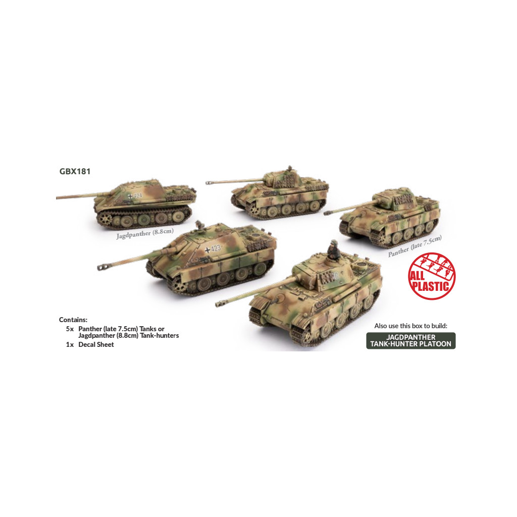 Flames of War - Panther (Late) Tank Platoon