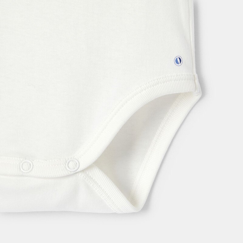 Lot de 3 bodies à bretelles en coton bio bleu bébé fille Absorba Bleu