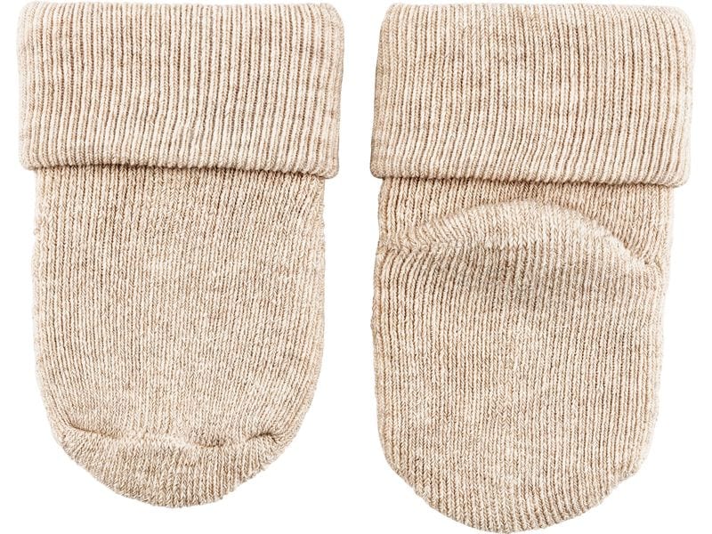Sterntaler Socken 3er Set uni Natur Mélange One Size Weiche Erstlingssocken im 3er-Pack