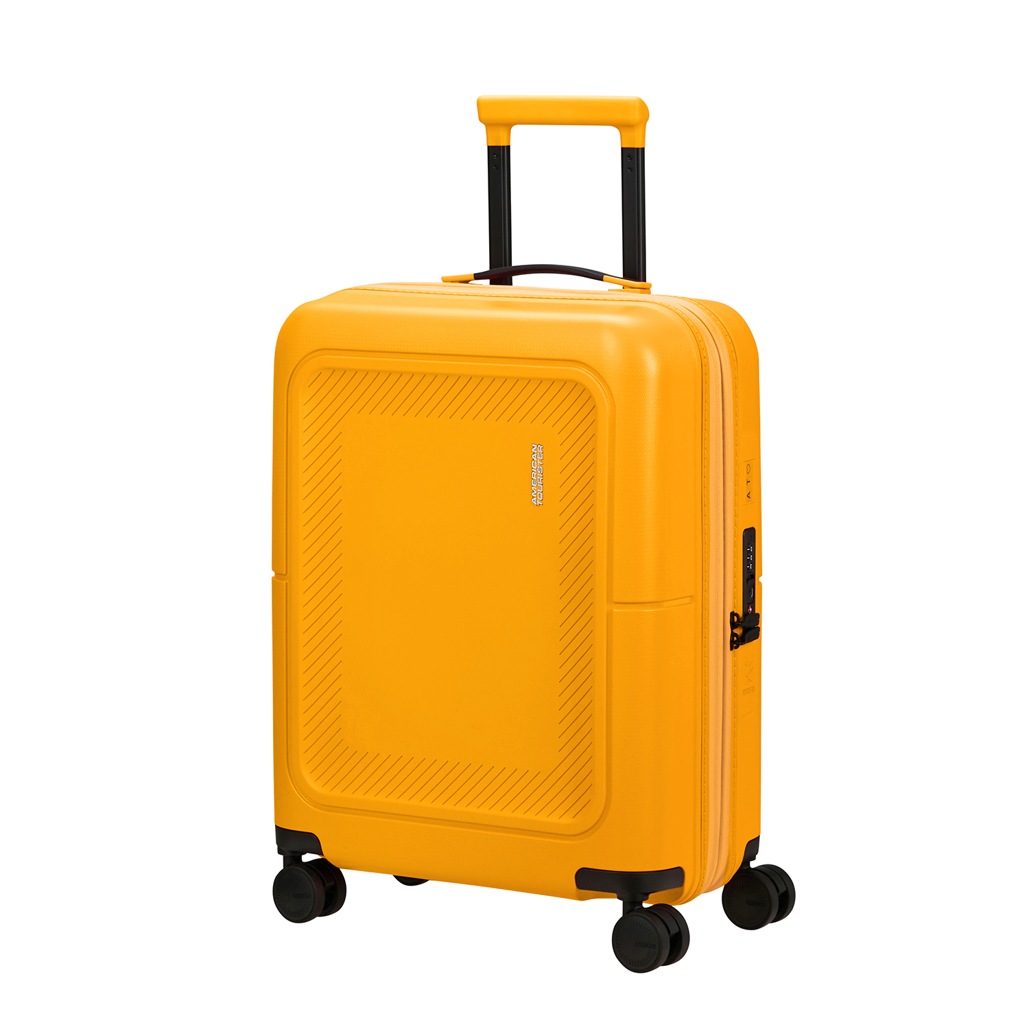 American Tourister Dashpop Spinner 55 Exp golden yellow