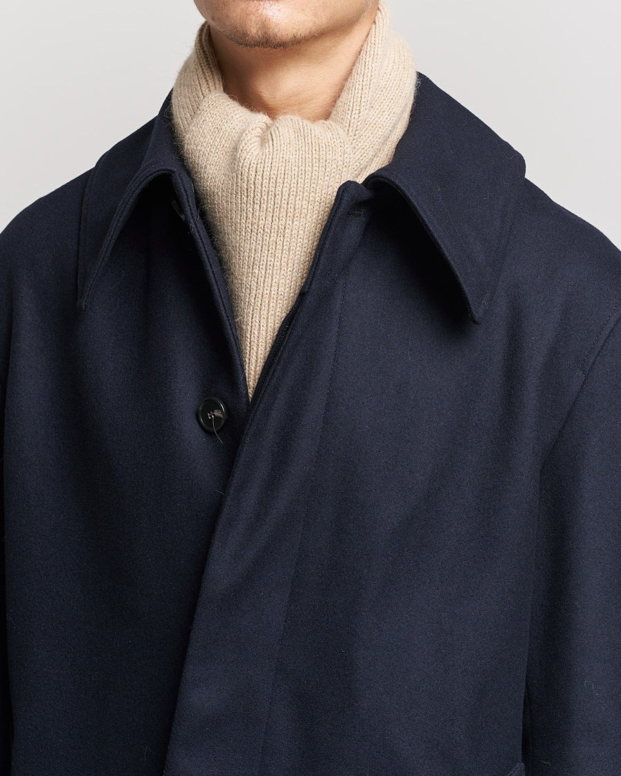 Le Bonnet Lambswool/Caregora Scarf Sand