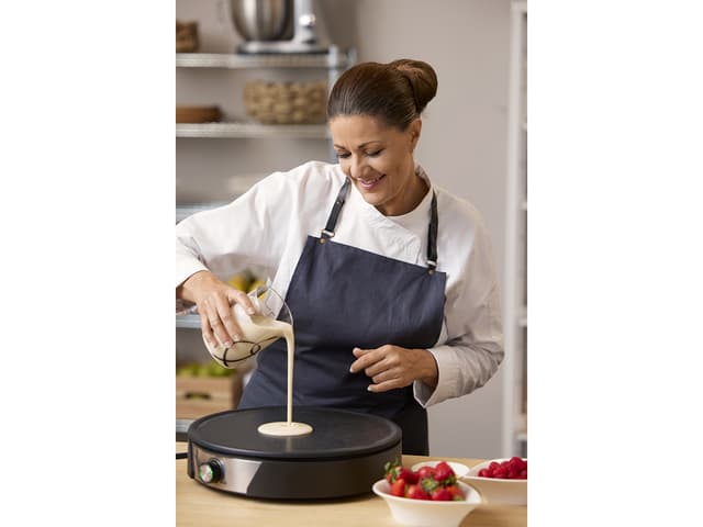 Blomsterbergs Crepepande Dia 38 cm 1500 watt Sort/Stål