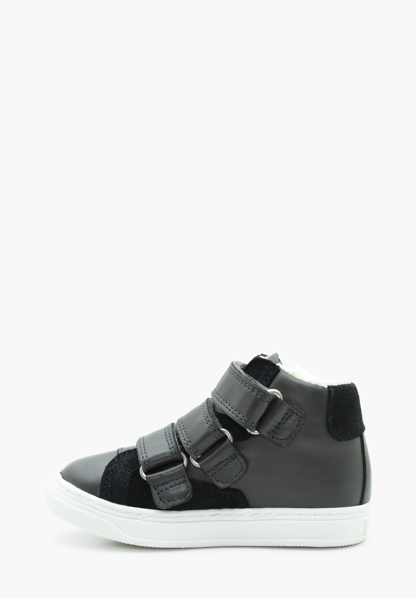 Hermance velcro TEX Wollfutter Kleinkinder Schwarz