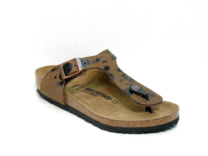 Birkenstock Gizeh Bruin multi