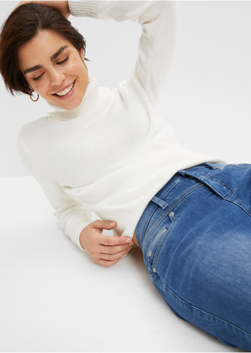 Jean sculptant thermo avec intérieur douillet, Slim