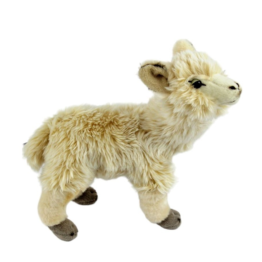 (24cm) Kuscheliges Plüschtier Kinder Spielzeug Flauschiges Kuscheltier (41331) - Alpaka