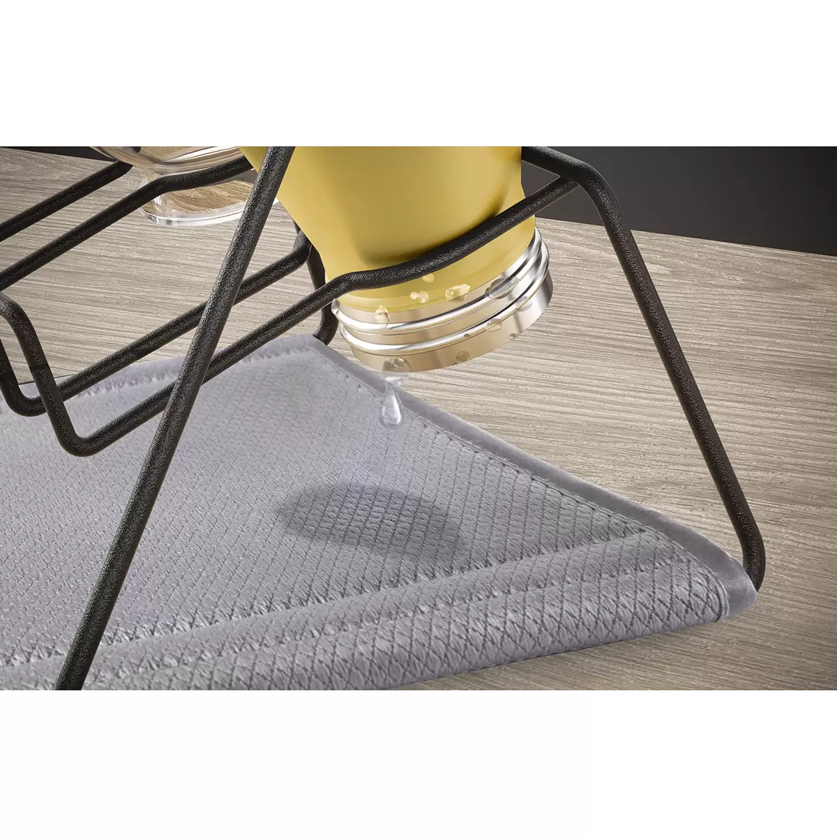 Abtropfgestell für 2 Becher Drymug-2 Lava Schwarz