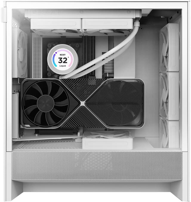 NZXT H5 Flow 2024 PC-kabinet (hvid)