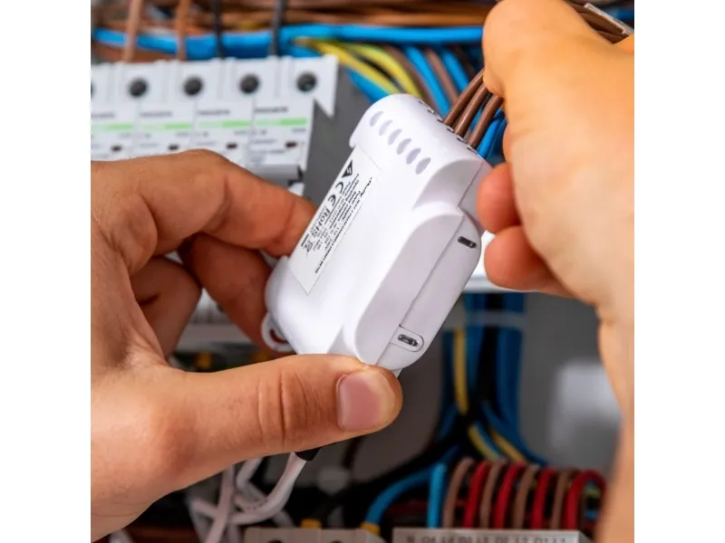 Shelly 3EM - Energimåler - effektmåler til 3-faser med kontrol - Wi-Fi - Hvid