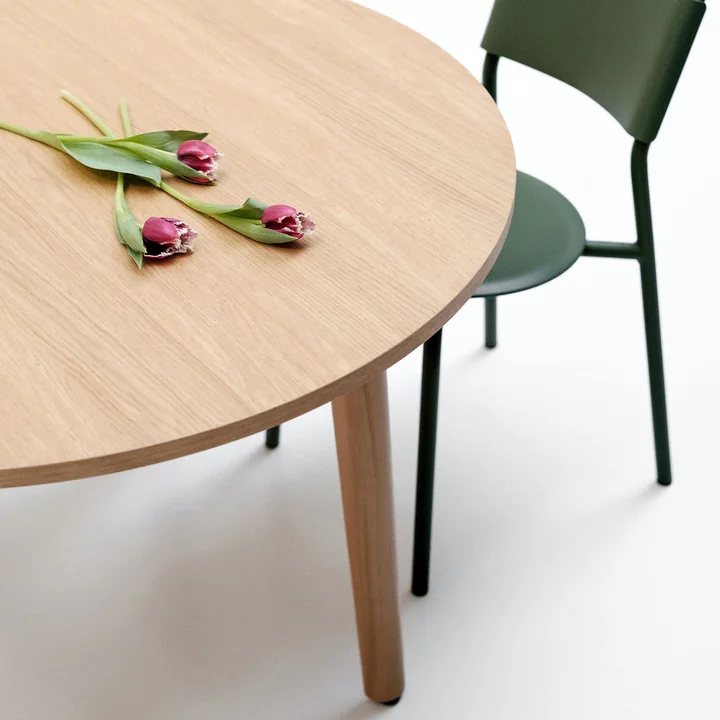 TipToe - NEW MODERN Esstisch Ø 110 cm, Eiche natur
