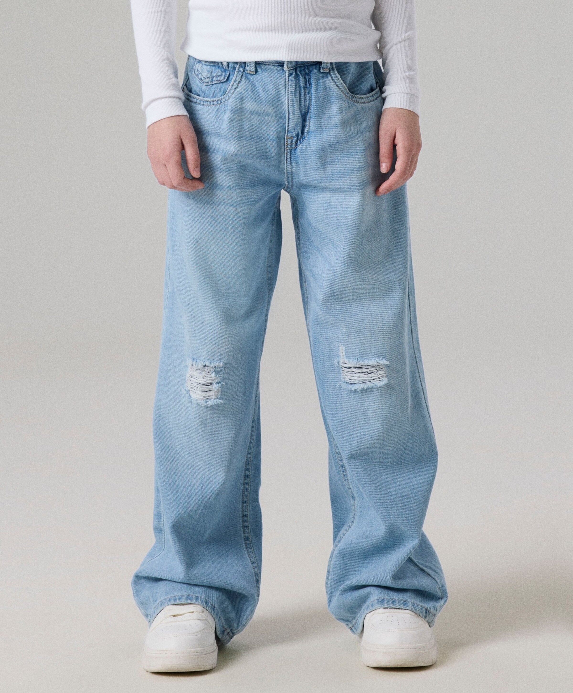 Name it NKFROSE HW WIDE JEANS 1411-TE NOOS meisjes jeans blauw