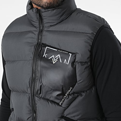 Doudoune Sans Manches 209 Gris Anthracite