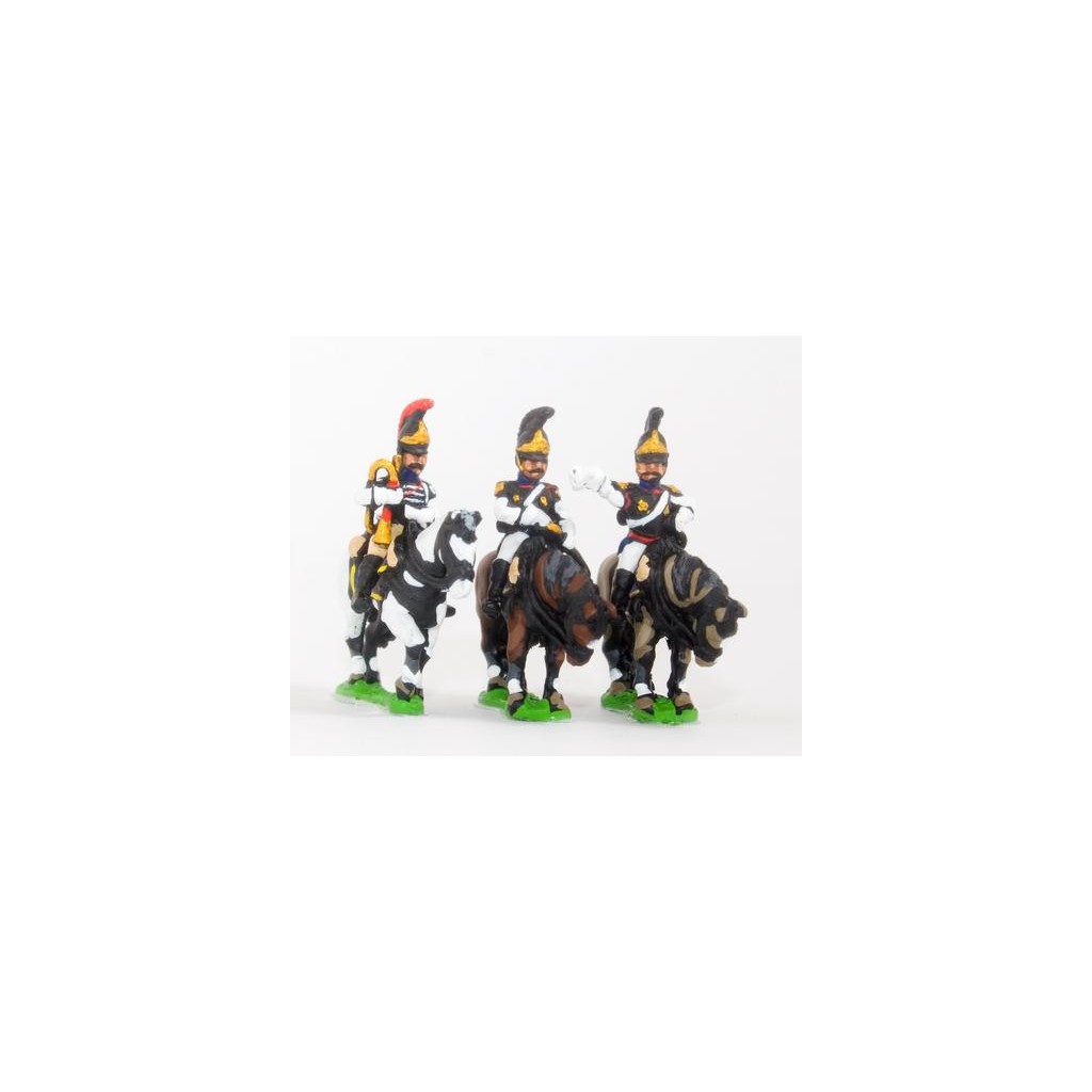 Russian 1813-15: Command: Cuirassier Officer, Standard Bearer & Trumpeter