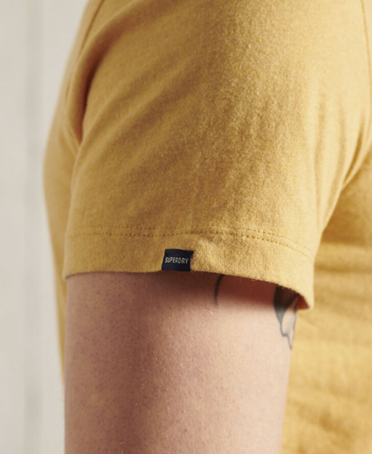 Superdry VINTAGE LOGO EMB TEE Ochre marl