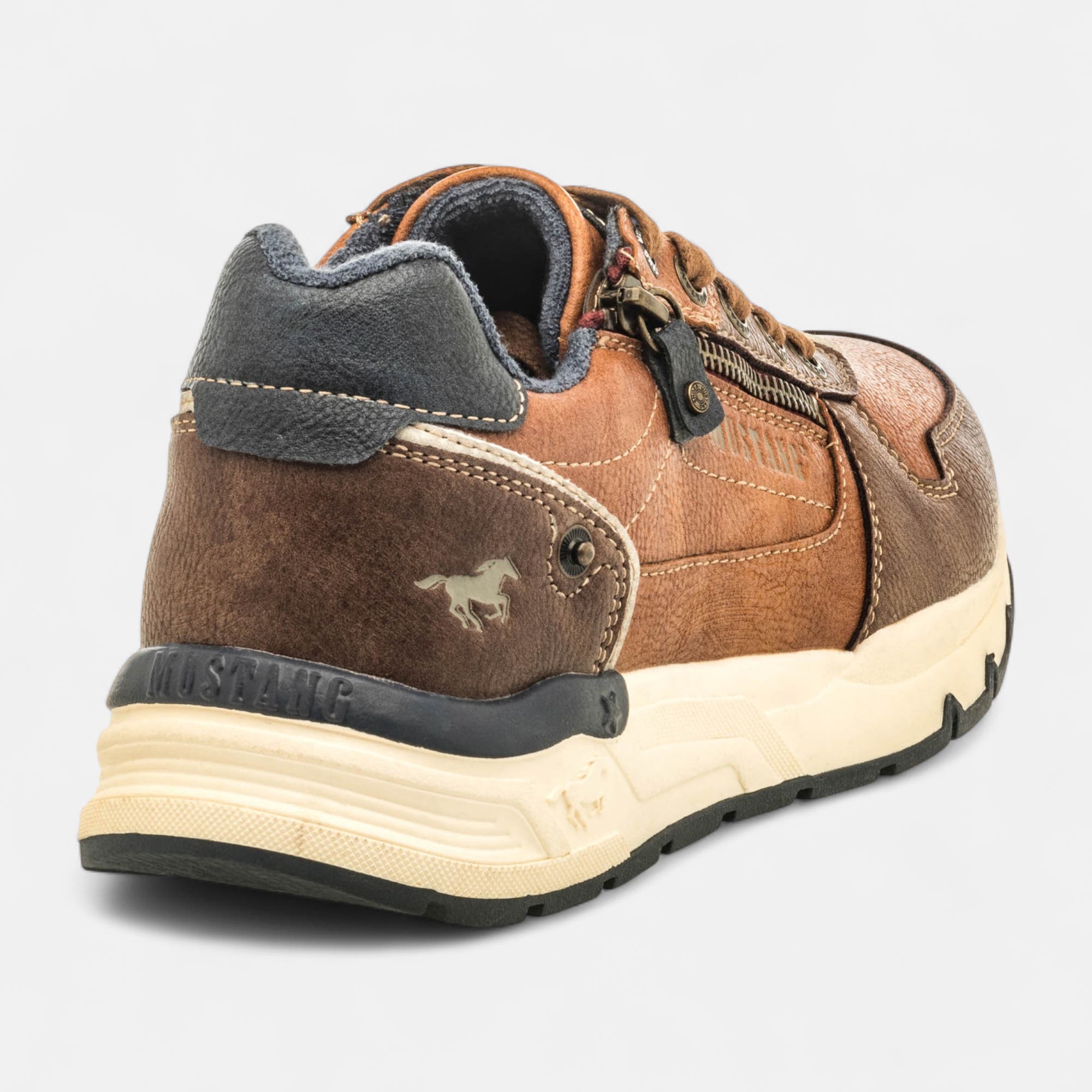 Baskets basses Homme cognac