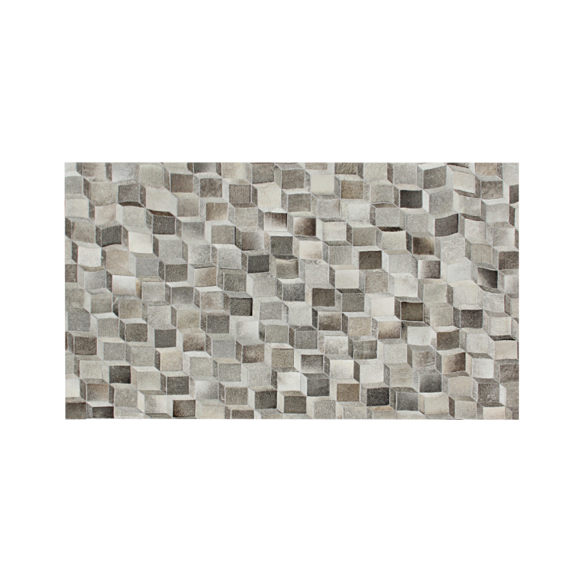 Teppich 'Harris', braun, weiß, T 140 cm, B 200 cm von fischer's lagerhaus