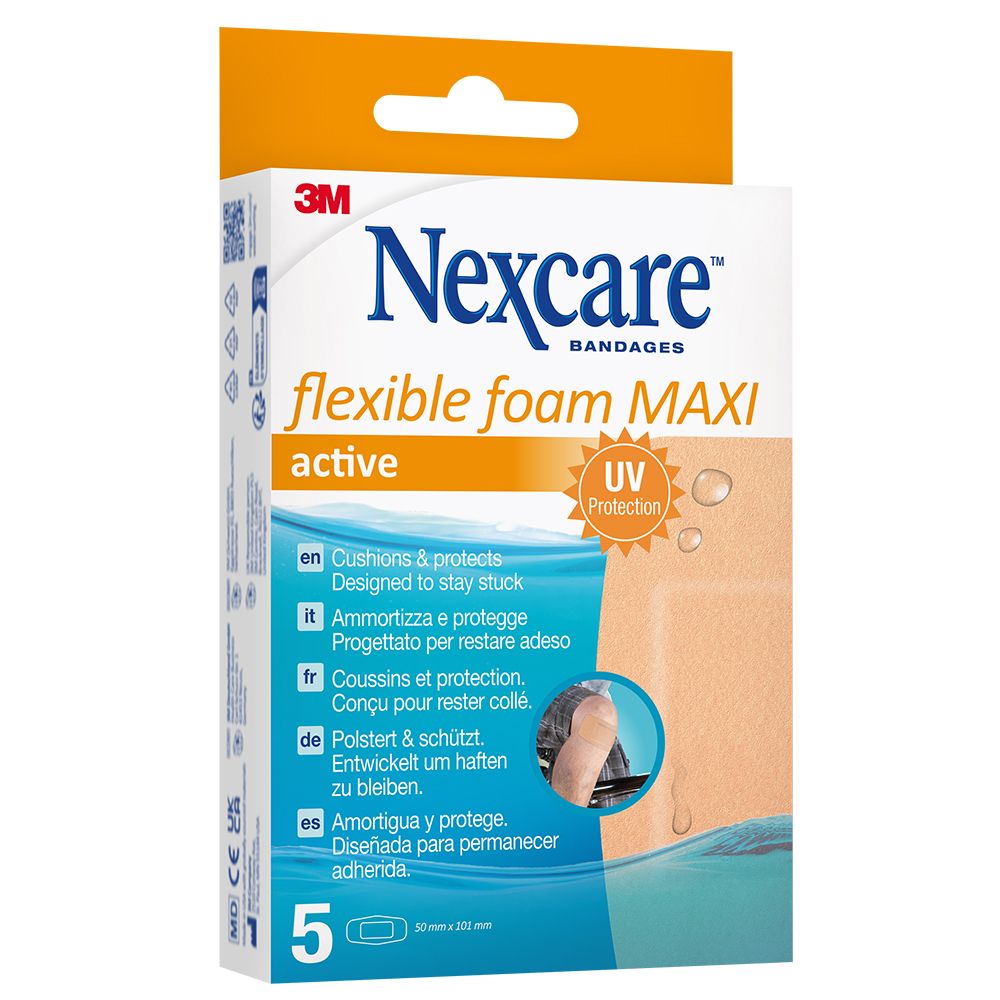 Nexcare® flexible foam Maxi 50 x 101 mm