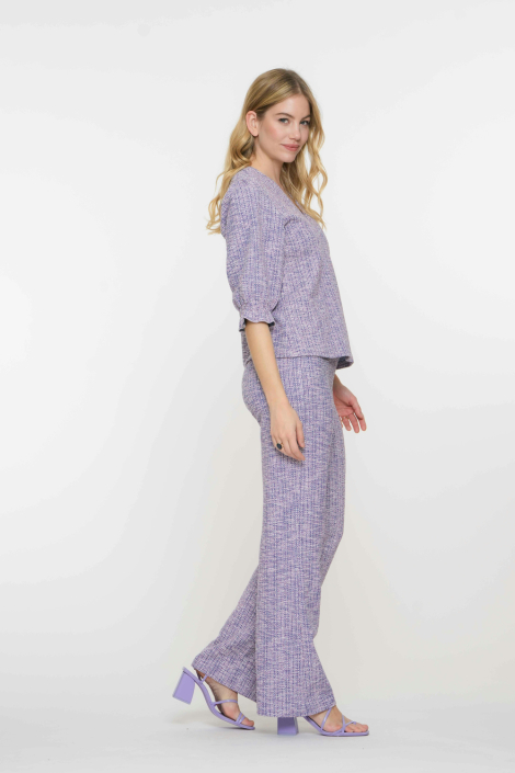 Geisha paarse dames broek