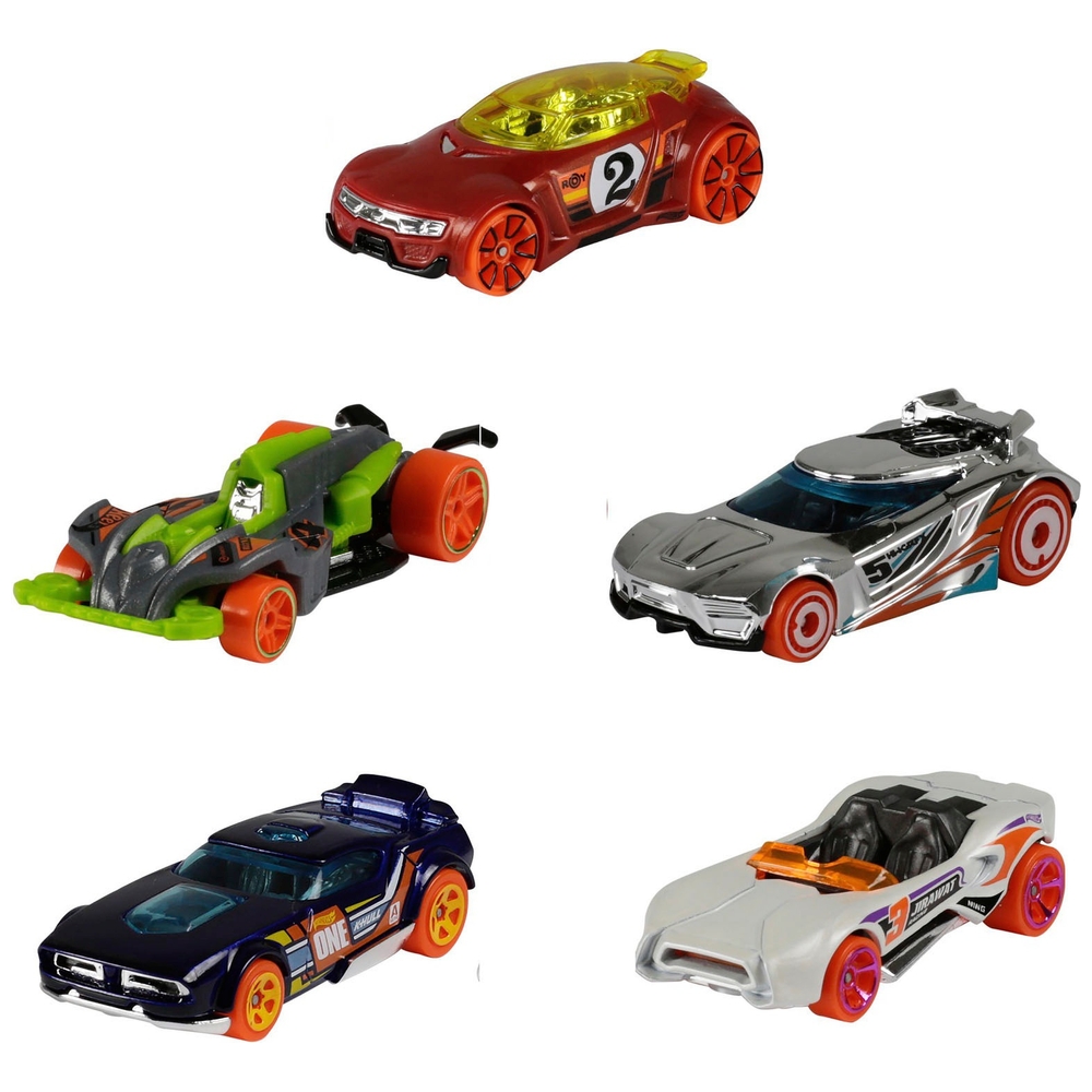 Hot Wheels 1:64 Autos 5er-Pack Sortiment