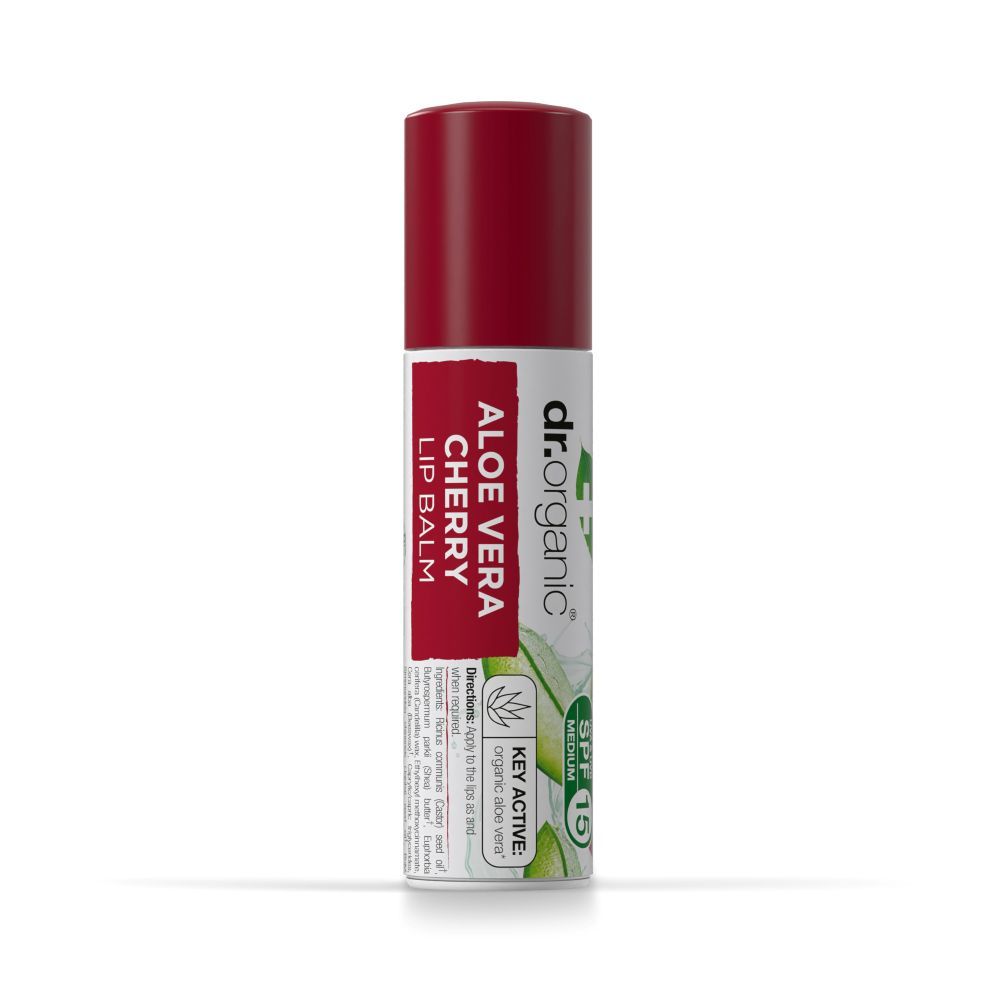 Dr. Organic Aloe Vera Cherry Lip Balm