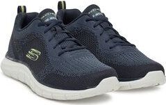 Skechers - TRACK-GLENDOR - Sneakers - Navy/limoen - Textiel