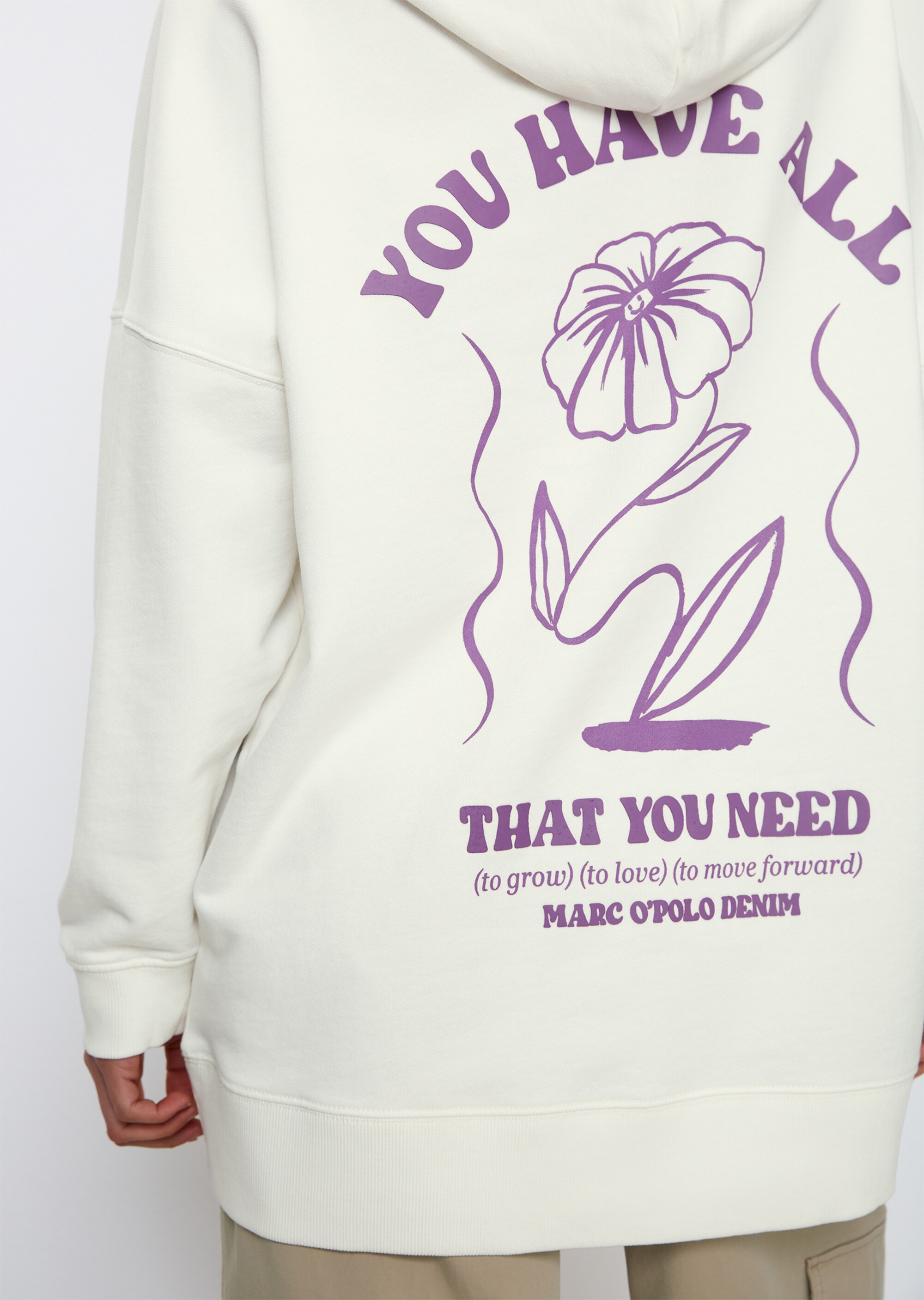 Hoodie oversizedaus Organic Cotton
