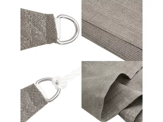 Voile d'ombrage 160 g/m² rectangulaire gris clair 2,5x5 m PEHD