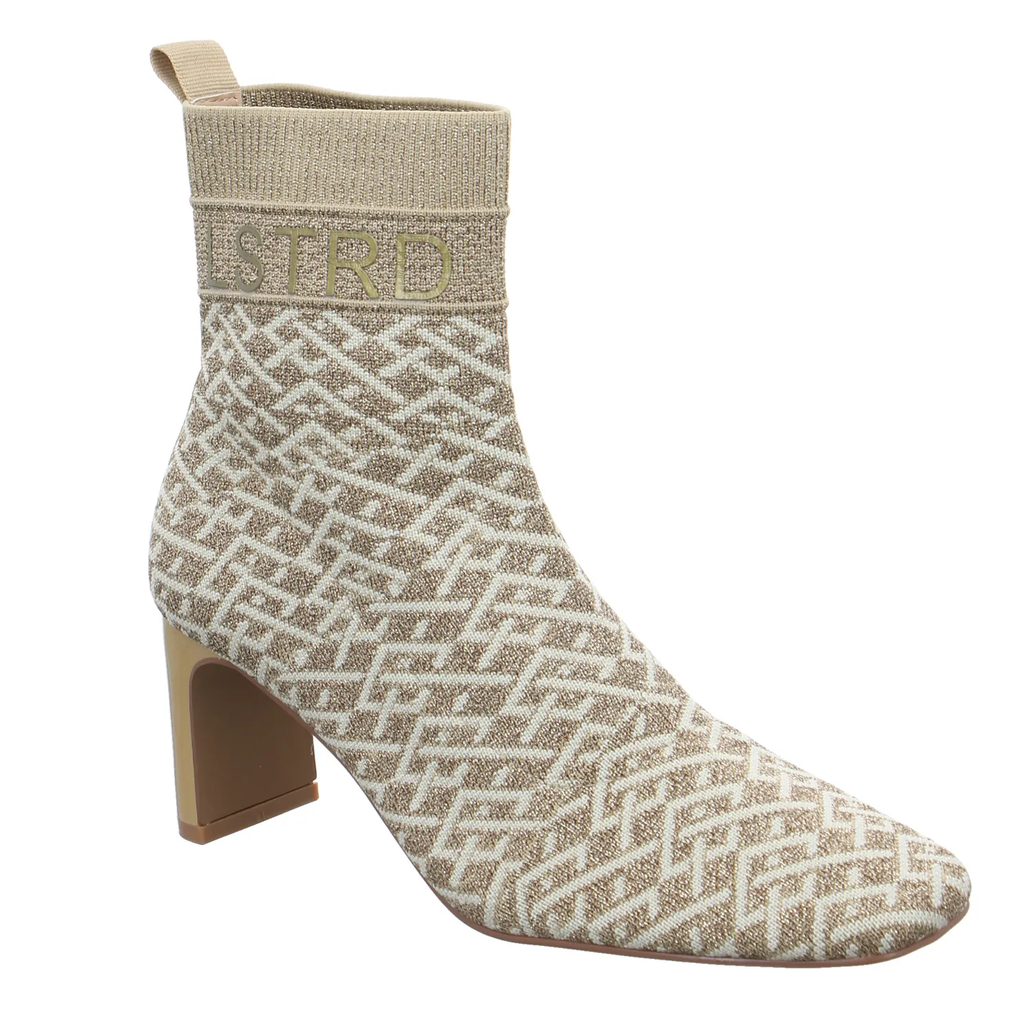 LA STRADA Stiefelette Gold Textil