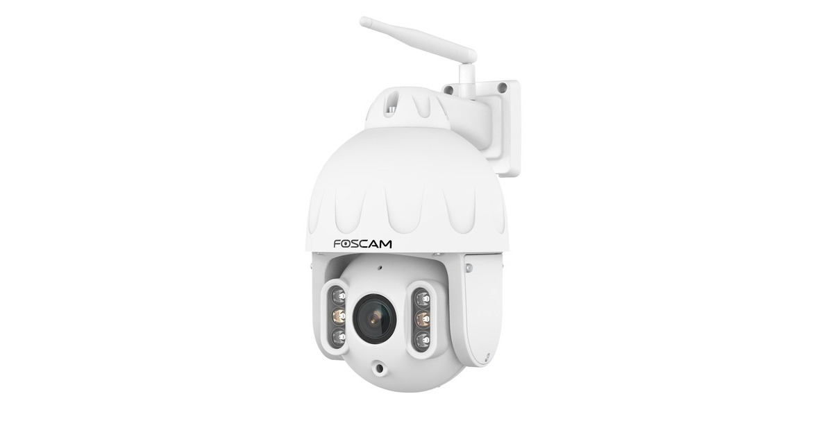FoscamSD8P, 4K/8MP Dual-Band WiFi PTZ buiten beveiligingscamera  (Wit)